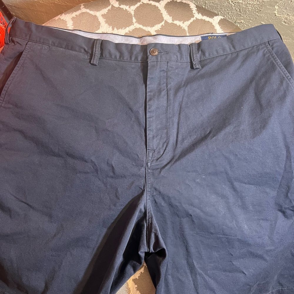 Big Tall Polo by Ralph Lauren Flat Front Blue Shorts NWOT brand new
